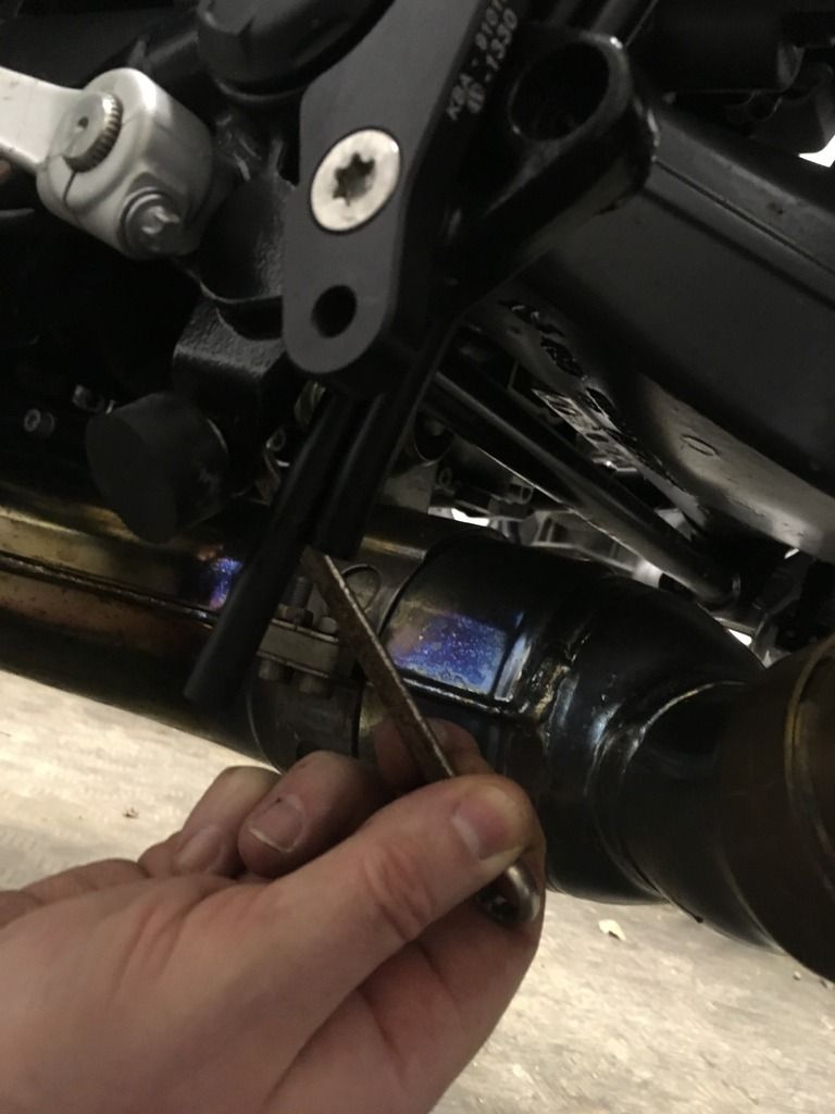 Wunderlich Foot Peg Lowering Kit install DIY BMW Forum